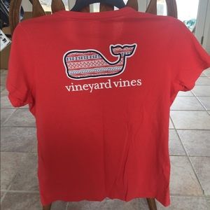 Vineyard Vines Red, White and Blue T-shirt Size L